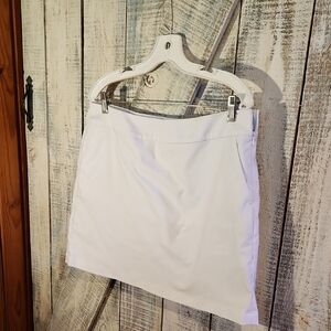 Nike White Mini Pencil Skorts Casual